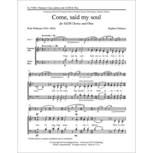 Chatman, Stephen - Come,...