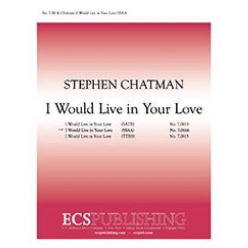 Chatman, Stephen - I Would...