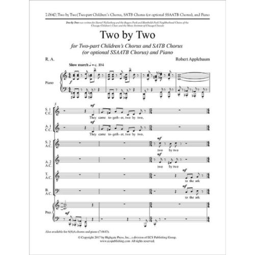 Applebaum, Robert - Two by Two