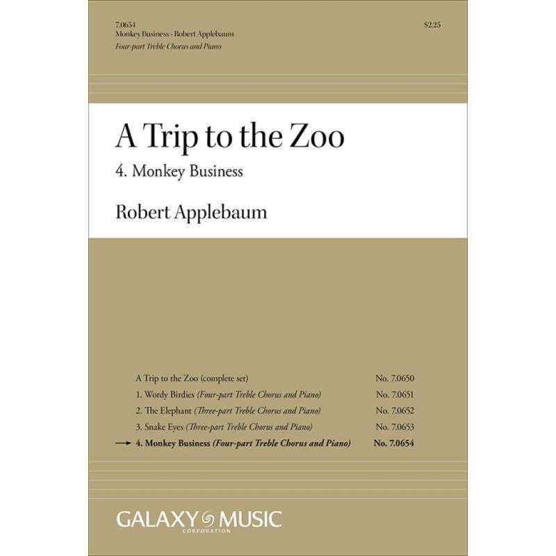 Applebaum, Robert - A Trip to the Zoo: 4. Monkey Business