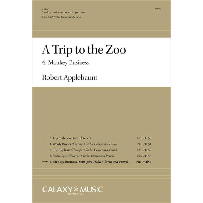 Applebaum, Robert - A Trip to the Zoo: 4. Monkey Business