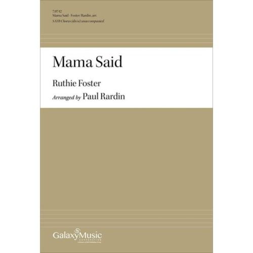 Foster, Ruthie - Mama Said
