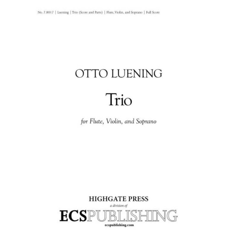 Luening, Otto - Trio