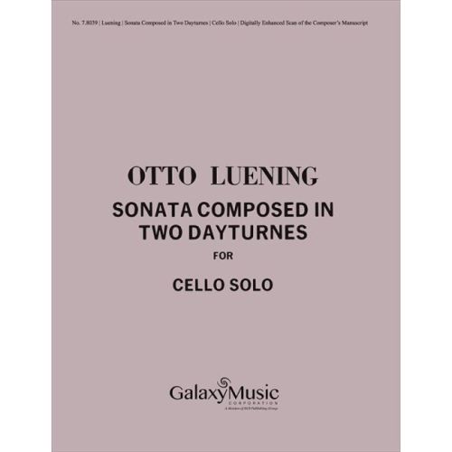 Luening, Otto - Sonata...