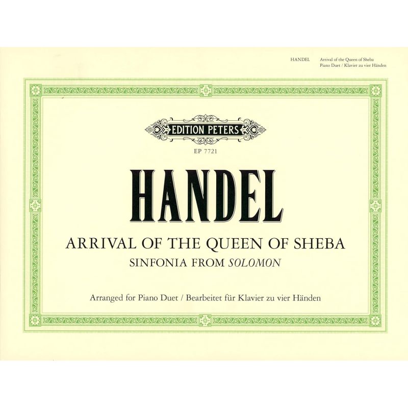 Handel, G.F - Arrival of the Queen of Sheba
