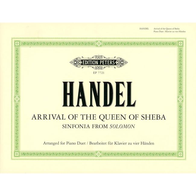 Handel, G.F - Arrival of the Queen of Sheba
