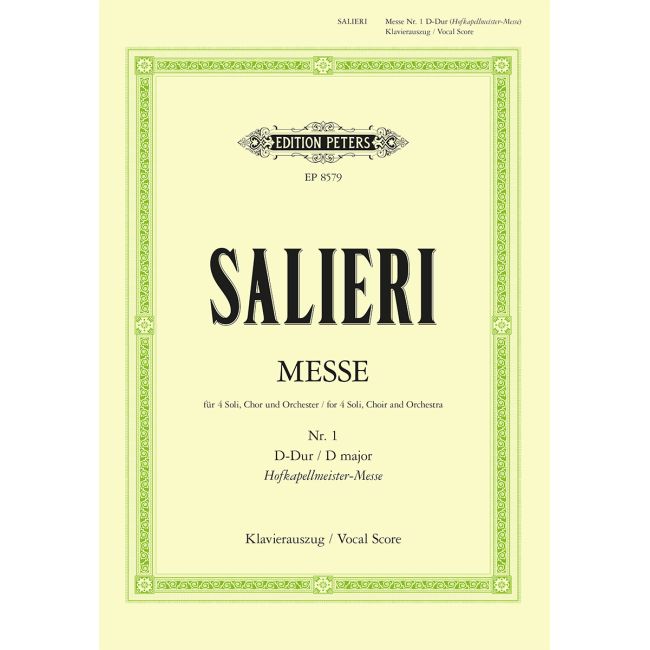 Salieri, Antonio - Mass No.1 in D Hofkapellmeister-Messe