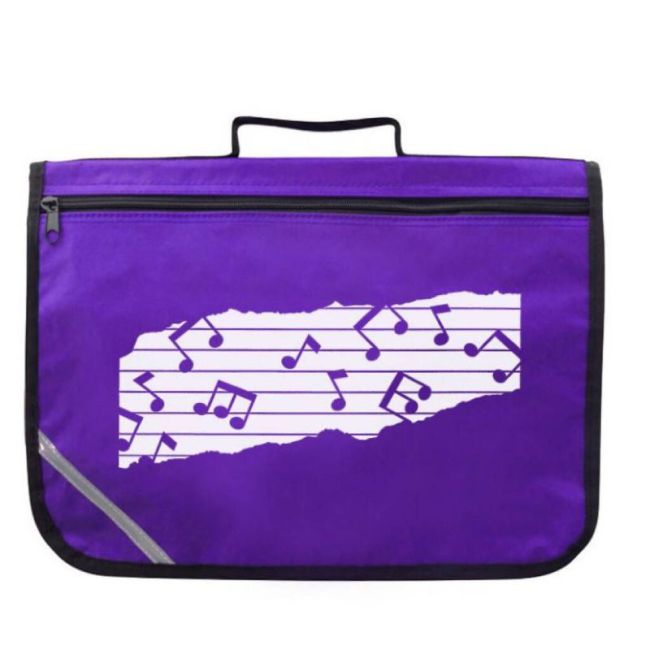Mapac: Music Bag Excel - Music Notes (Purple)