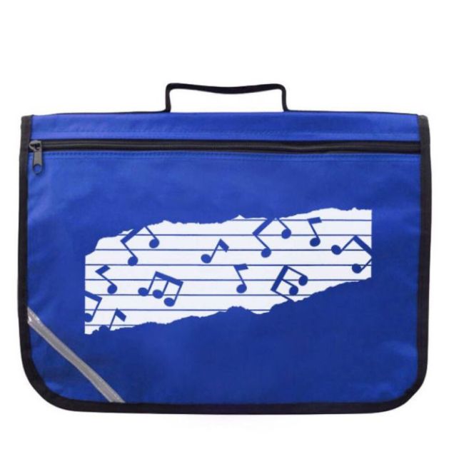 Mapac: Music Bag Excel - Music Notes (Royal Blue)