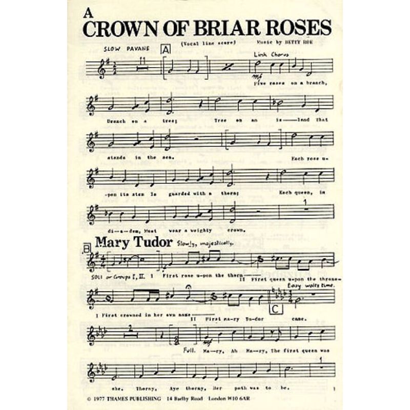 Roe, Betty - A Crown Of Briar Roses