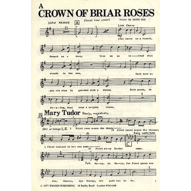 Roe, Betty - A Crown Of Briar Roses