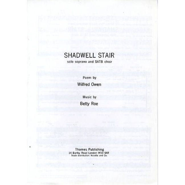 Roe, Betty - Shadwell Stair