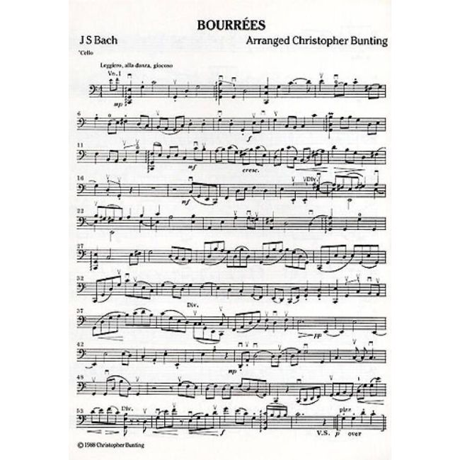 Bach, Johann Sebastian - Bourrees