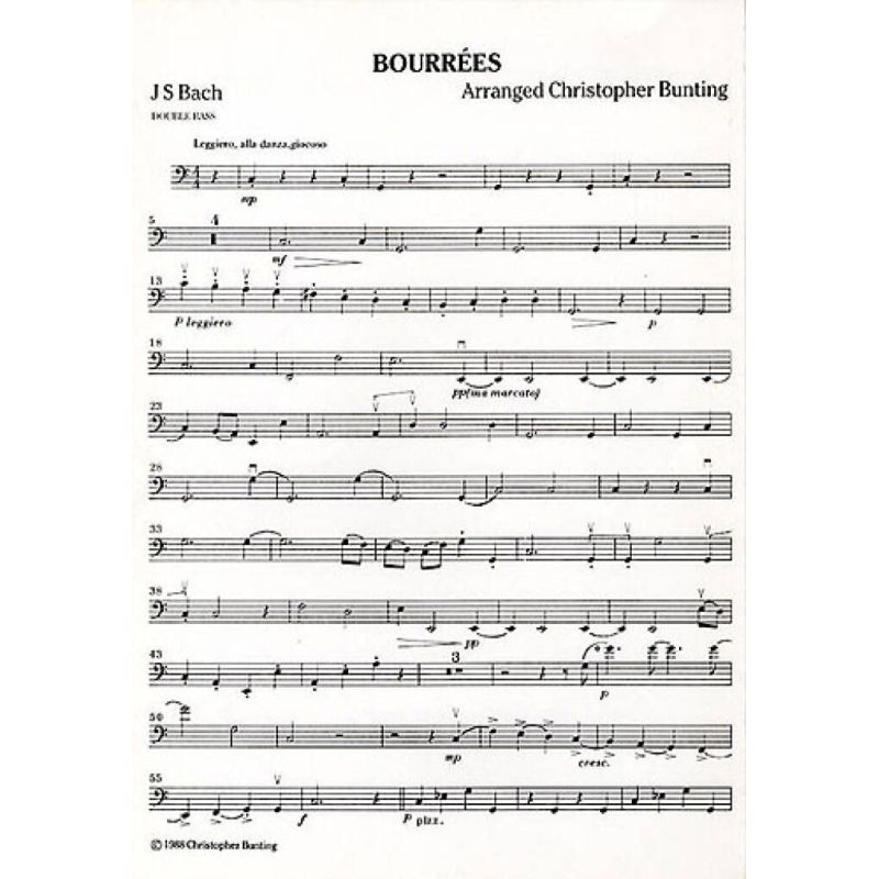 Bach, Johann Sebastian - Bourrees