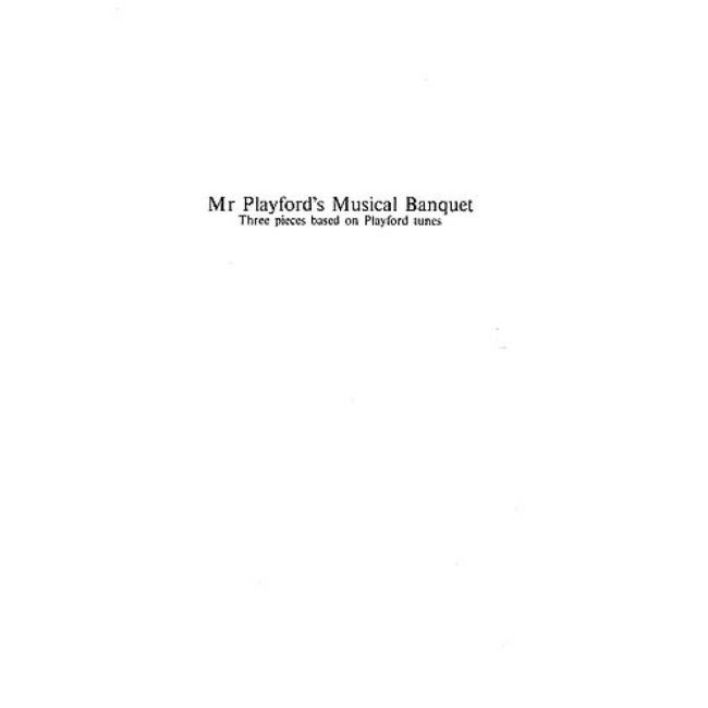 Cox, David - Mr. Playford's Musical Banquet