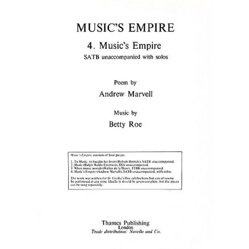Roe, Betty - Music's Empire