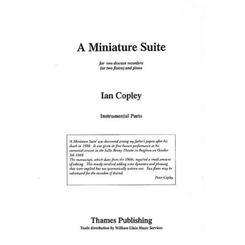 Copley, Ian - A Miniature...