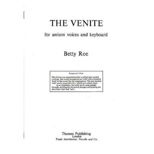 Roe, Betty - The Venite