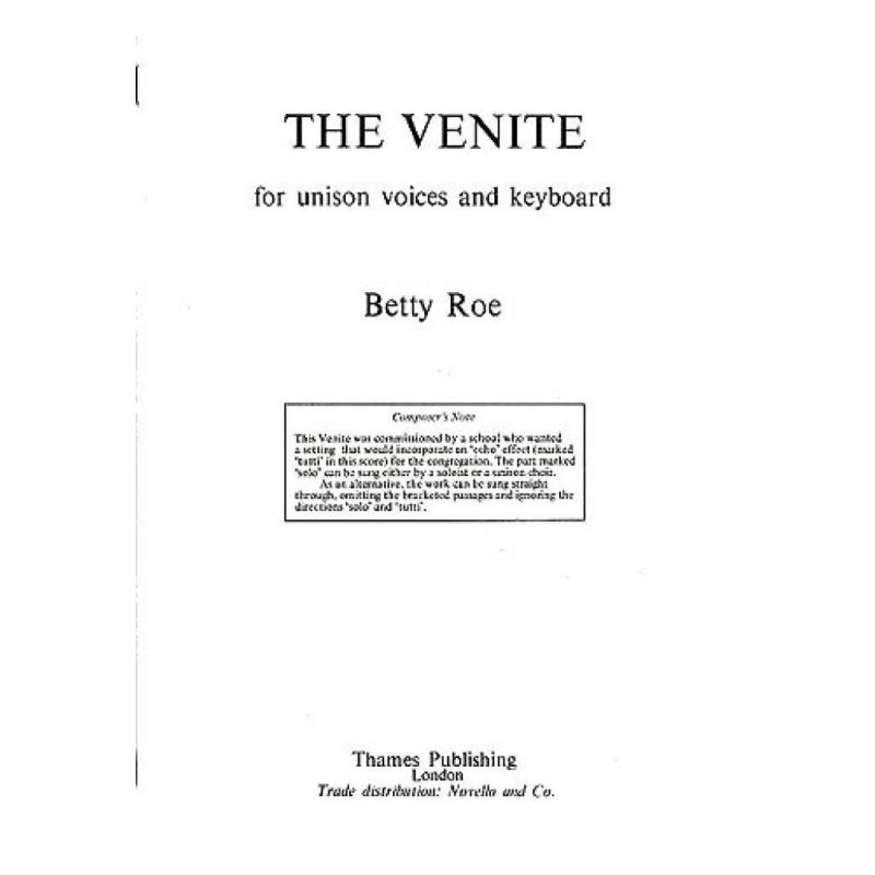 Roe, Betty - The Venite