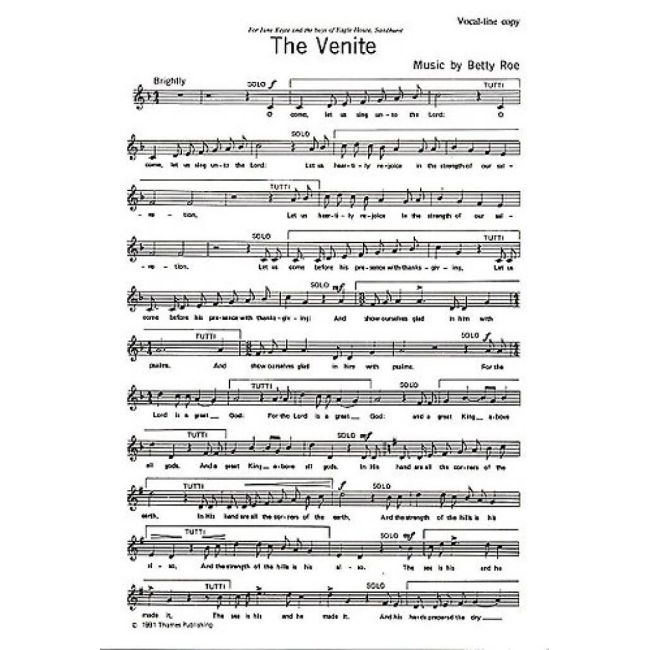 Roe, Betty - The Venite