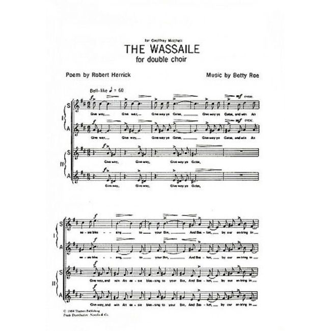 Roe, Betty - The Wassaile