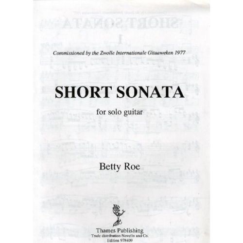 Roe, Betty - Short Sonata