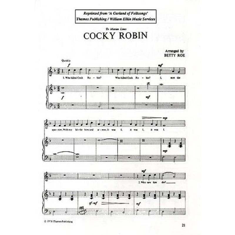 Roe, Betty - Cocky Robin