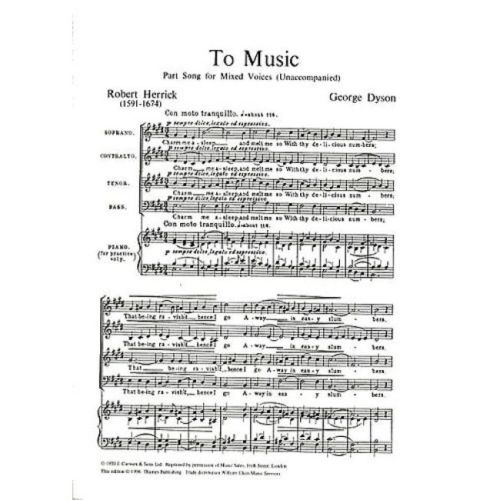 Dyson, George - To Music