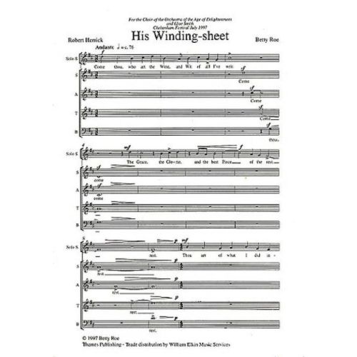Roe, Betty - His Winding-Sheet
