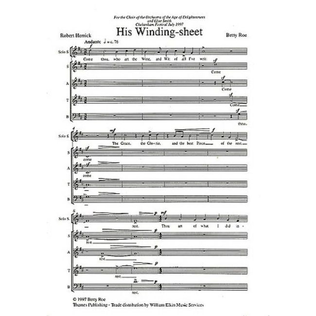 Roe, Betty - His Winding-Sheet