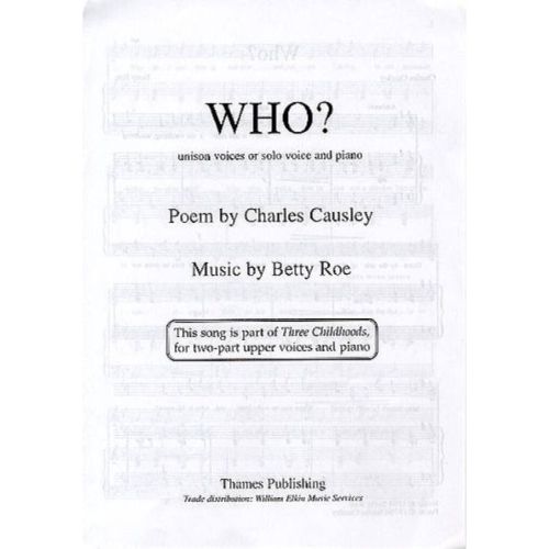 Roe, Betty - Who?