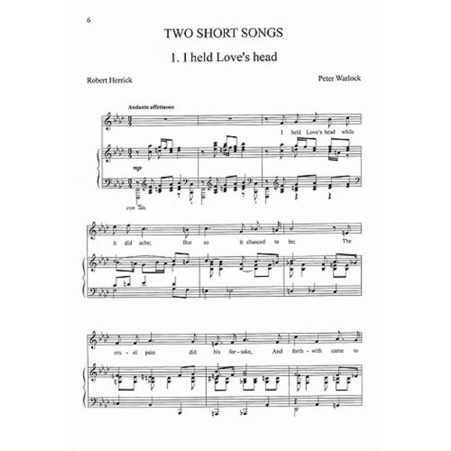Warlock, Peter - Critical Edition: Volume VI - Songs 1923-1926