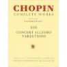 Chopin CW XIII: Concert Allegro, Variations
