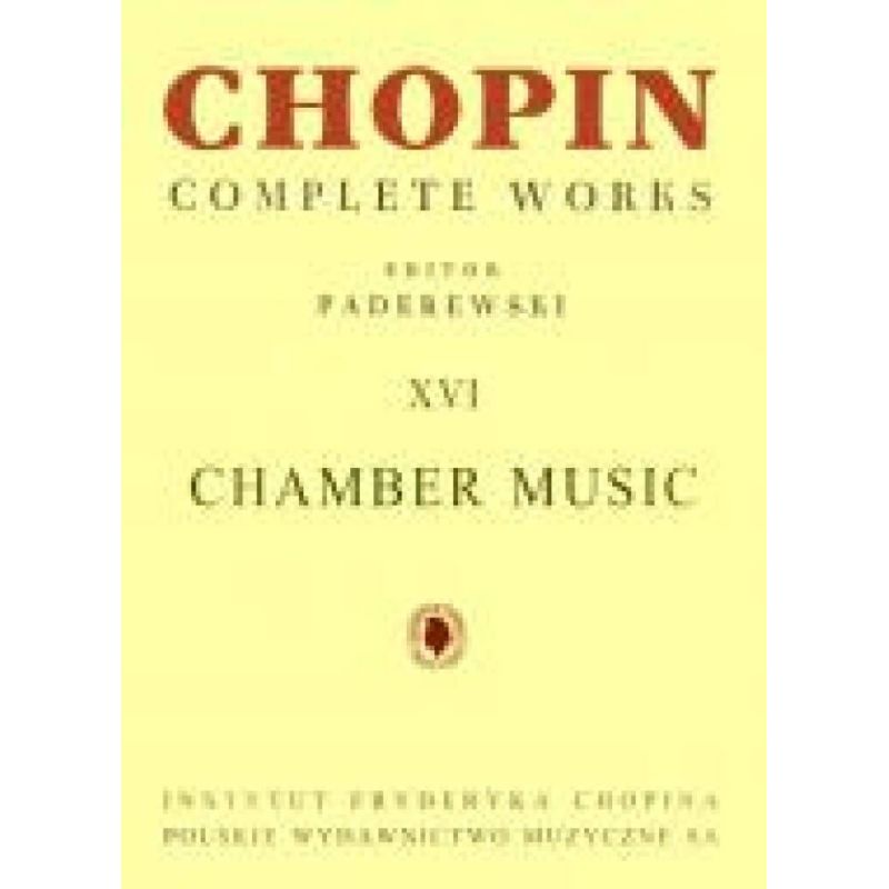 Chopin CW XVI: Chamber Music
