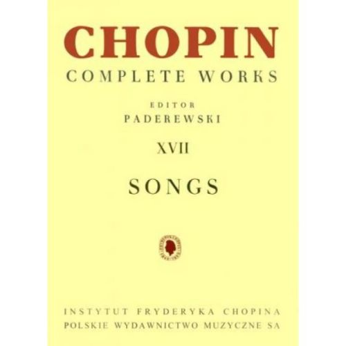 Chopin CW XVII: Songs