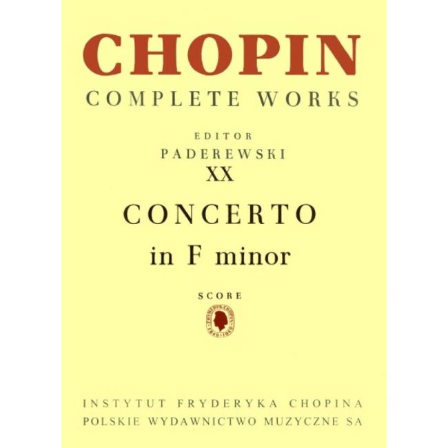 Chopin CW XX: Concerto in F minor op. 21