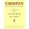 Chopin CW XX: Concerto in F minor op. 21