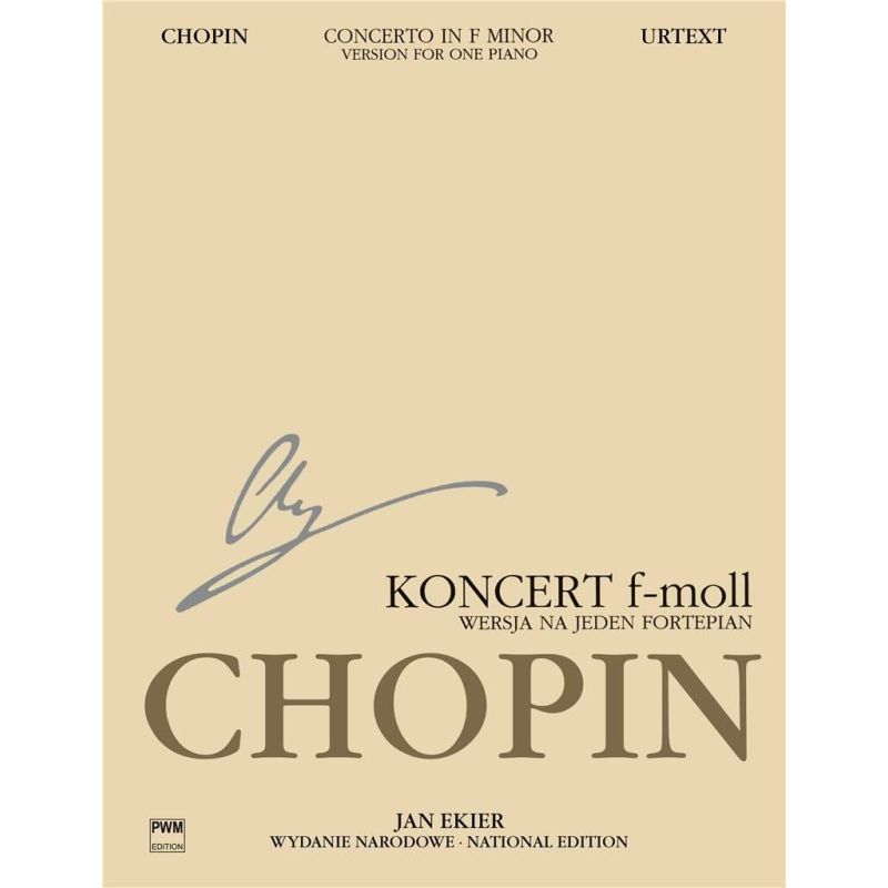 Chopin, Frédéric - National Edition: Concerto In F Minor Op 21 13B