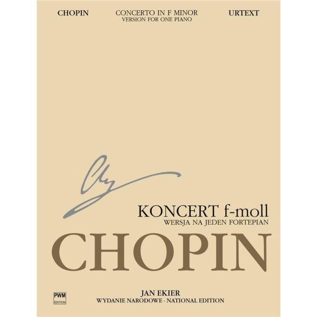 Chopin, Frédéric - National Edition: Concerto In F Minor Op 21 13B