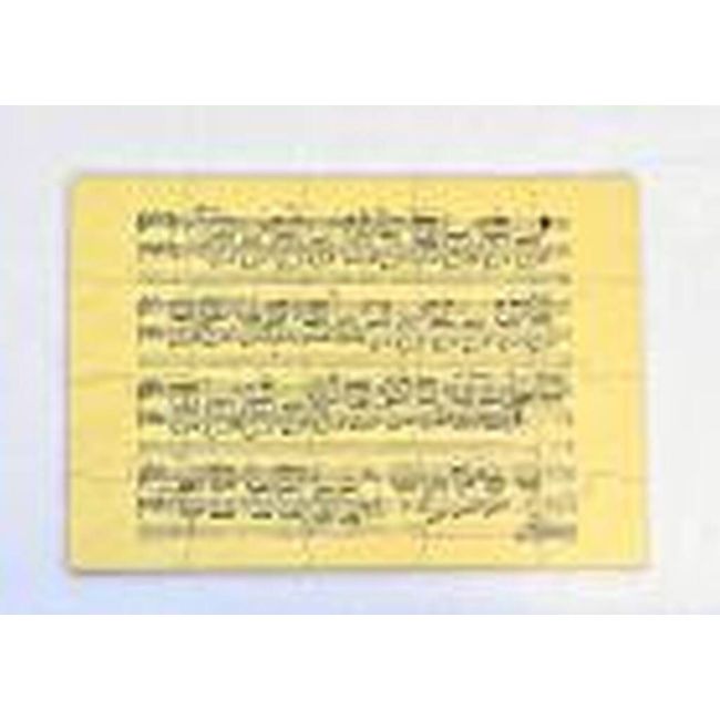 Magnetic Puzzle With Chopin Autograph And Notes