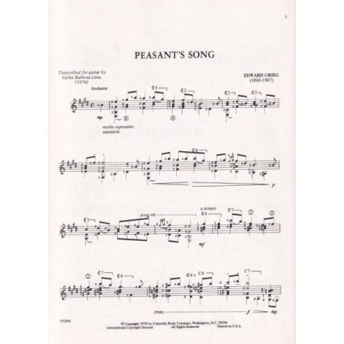 Grieg, Edvard - Two Pieces