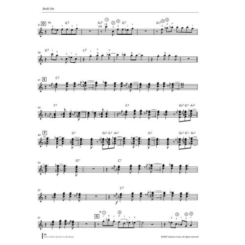 Sneider, Bob - How to play Guitar in a Big Band