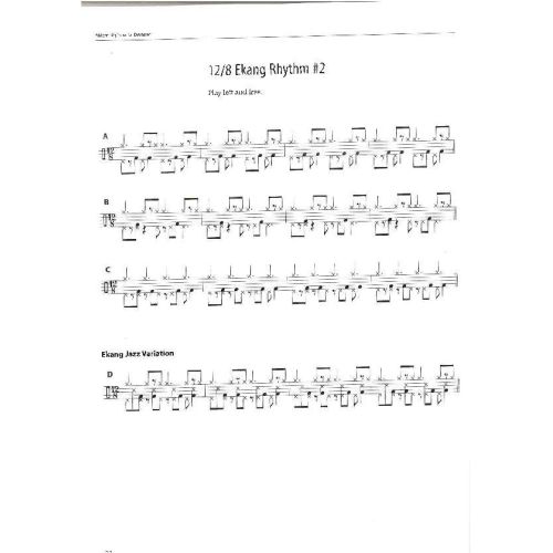 Bourdon, Christian - African Rhythms for Drumset