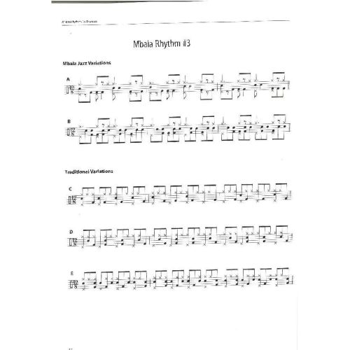 Bourdon, Christian - African Rhythms for Drumset