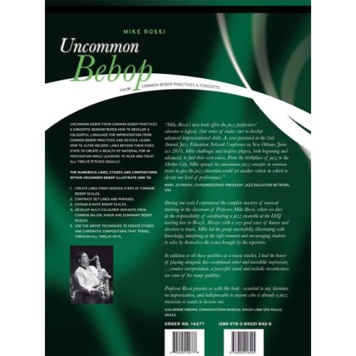 Rossi, Mike - Uncommon Bebop from Common Bebop Practices & Concepts