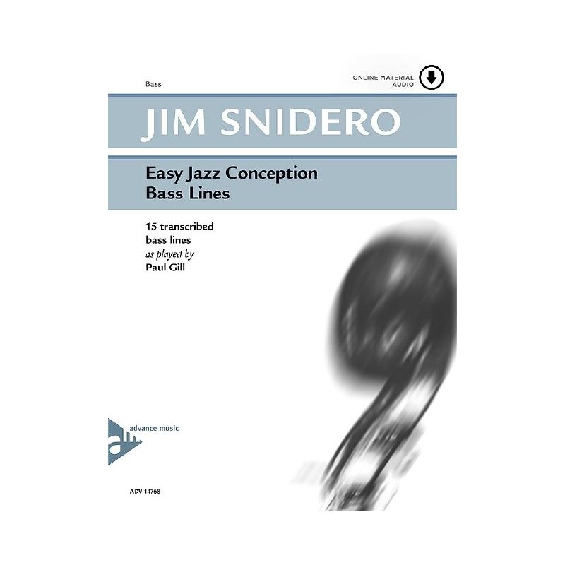 Snidero, Jim - Easy Jazz Conception Bass Lines