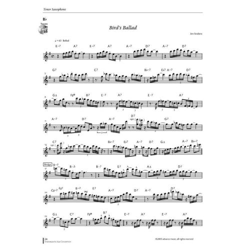 Snidero, Jim - Intermediate Jazz Conception Tenor Saxophone