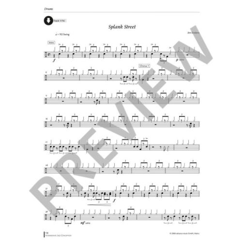 Snidero, Jim - Intermediate Jazz Conception Drums Accompanying