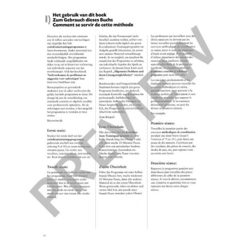 Lier, Bart van - Coordination training program