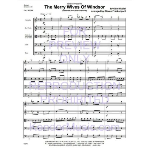 Nicolai, Otto - The Merry Wives Of Windsor